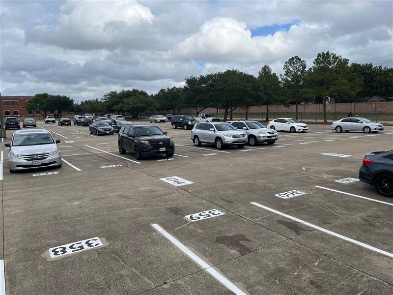2022-23 Westside High School student parking lot